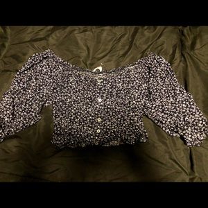 Floral crop top